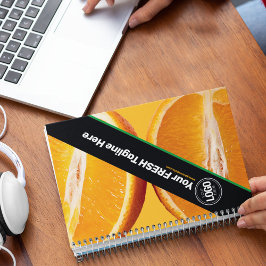 Personaliseer uw bedrijf | Oranje onderneming Notitieboek
