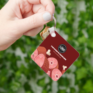 Personaliseer uw bedrijf   Slagerij Sleutelhanger