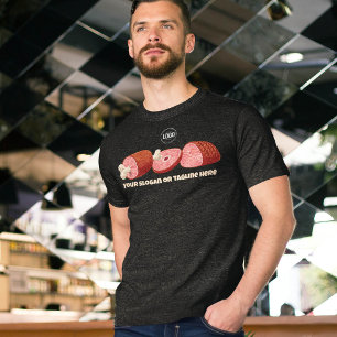 Personaliseer uw bedrijf Slagerij T-shirt