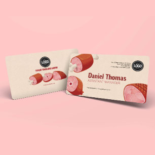 Personaliseer uw bedrijf   Slagerij Visitekaartje