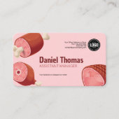 Personaliseer uw bedrijf | Slagerij Visitekaartje (Voorkant)