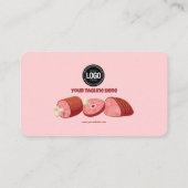 Personaliseer uw bedrijf | Slagerij Visitekaartje (Achterkant)