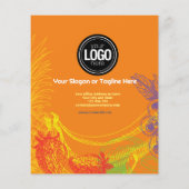 Personaliseer uw bedrijf | Tropical Fruits Company Flyer (Achterkant)