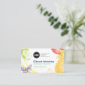 Personaliseer uw bedrijf | Tropical Fruits Company Visitekaartje (Staand voorkant)