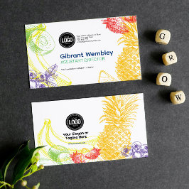 Personaliseer uw bedrijf | Tropical Fruits Company Visitekaartje
