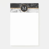 Personaliseer uw brief Sticky Notes Marble Stone (Voorkant)