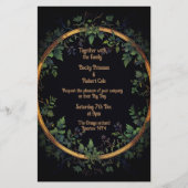 Personaliseer uw bruiloft uitnodiging briefpapier (Voorkant)