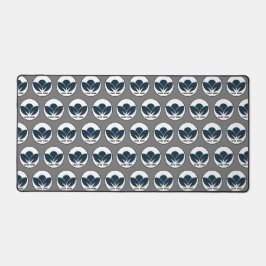 Personaliseer uw bureau: Grey Custom Logo Bureaumat