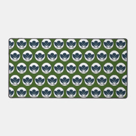Personaliseer uw bureau: Sage Green Custom Logo Bureaumat