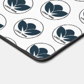 Personaliseer uw bureau: Zwarte aangepaste Logo-bu Bureaumat (Hoek)