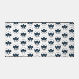 Personaliseer uw bureau: Zwarte aangepaste Logo-bu Bureaumat