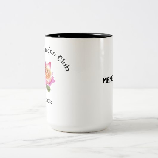 Personaliseer uw drank! tweekleurige koffiemok (Center)