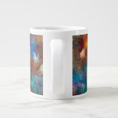 Personaliseer uw eigen Afbeelding Butterfly Lijst Grote Koffiekop (Achterkant)