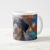 Personaliseer uw eigen Afbeelding Butterfly Lijst Grote Koffiekop (Voorkant rechts)