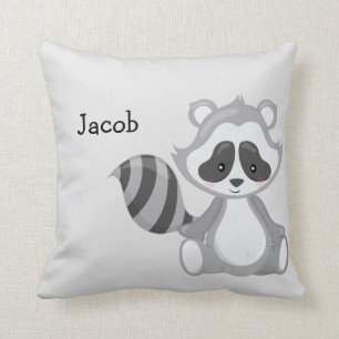 Personaliseer uw eigen Baby Cute Woodland Kussen