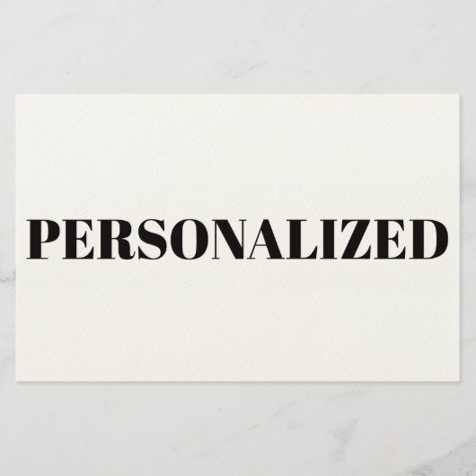 Personaliseer uw eigen briefpapier (Voorkant)
