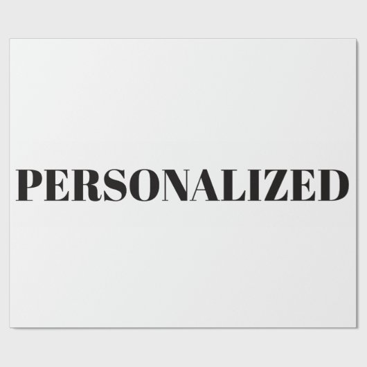 Personaliseer uw eigen cadeaupapier (Vlak)
