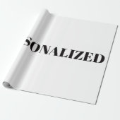 Personaliseer uw eigen cadeaupapier (Uitgerold)
