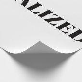 Personaliseer uw eigen cadeaupapier (Hoek)