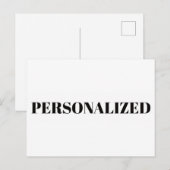 Personaliseer uw eigen feestdagenkaart (Voorkant / Achterkant)