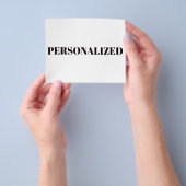 Personaliseer uw eigen flyer (Hand)