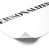 Personaliseer uw eigen foto afdruk (Hoek)