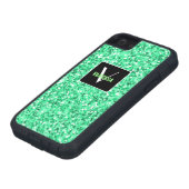 Personaliseer uw eigen groene spectrum Case-Mate iPhone case (Onderkant)