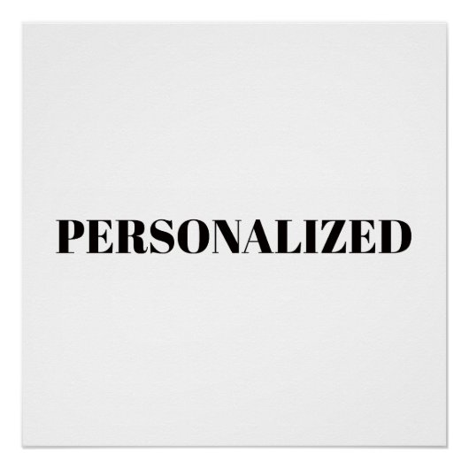 Personaliseer uw eigen perfect poster (Voorkant)