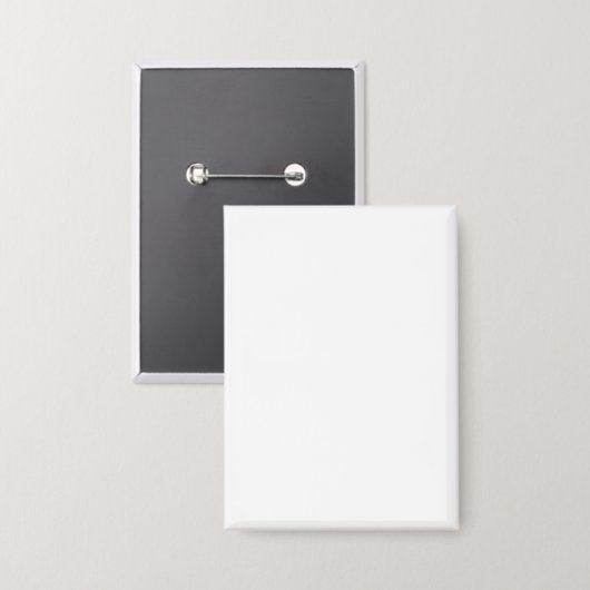 Personaliseer uw eigen rechthoek Button (Voorkant / Achterkant)