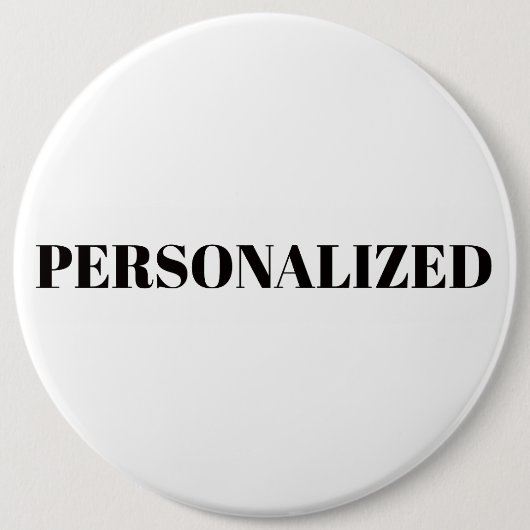 Personaliseer uw eigen ronde button 6,0 cm (Voorkant)