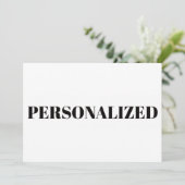 Personaliseer uw eigen save the date (Staand voorkant)