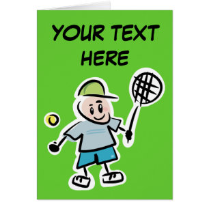 Personaliseer uw eigen tenniskaart