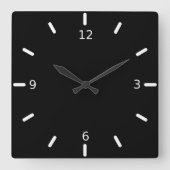 Personaliseer uw eigen vierkante klok (Voorkant)