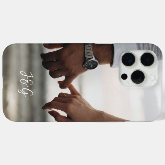 Personaliseer uw foto en tekst Case-Mate iPhone case (Achterkant (horizontaal))