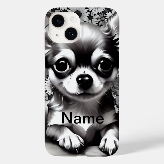 Personaliseer uw foto met deze pup Case-Mate iPhone case (Achterkant)