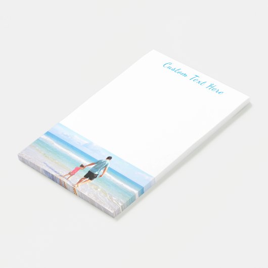 Personaliseer uw foto Sticky Notes aangepaste teks (Schuin)