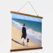 Personaliseer uw fototapijt met aangepaste tekst hangend wandkleed (Gebogen)