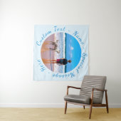Personaliseer uw fototapijt met aangepaste tekst wandkleed (In Situ (horizontaal))
