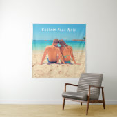 Personaliseer uw fototapijt met aangepaste tekst wandkleed (In Situ (horizontaal))