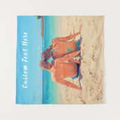 Personaliseer uw fototapijt met aangepaste tekst wandkleed (Voorkant)