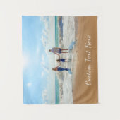 Personaliseer uw fototapijt met aangepaste tekst wandkleed (Voorkant)