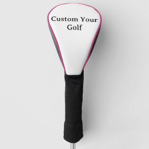 Personaliseer uw golfdriverhoes roze golfheadcover
