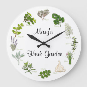 Personaliseer uw Herb Garden  Grote Klok