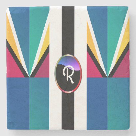 Personaliseer uw INITIAAL Stenen Onderzetter (Voorkant)