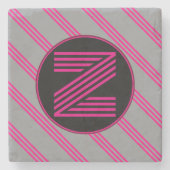 Personaliseer uw INITIAAL Stenen Onderzetter (Voorkant)