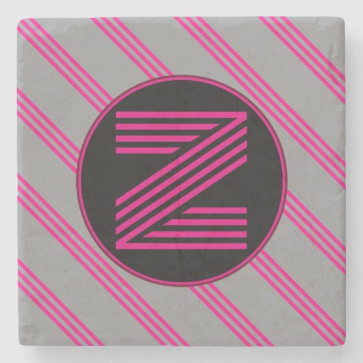 Personaliseer uw INITIAAL Stenen Onderzetter (Voorkant)