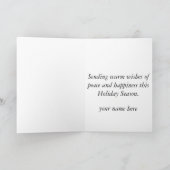 Personaliseer uw Kerstmis in Central Park Feestdagen Kaart (Binnen)