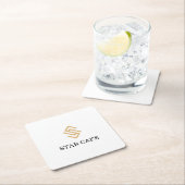 Personaliseer uw merk met logo kartonnen onderzetters (Insitu)