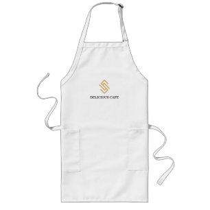 Personaliseer uw merk met logo lang schort