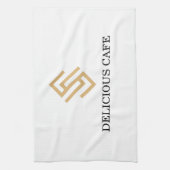 personaliseer uw merk met logo theedoek (Verticaal)